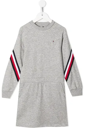 Tommy Hilfiger Sweaterjurk met gestreepte afwerking