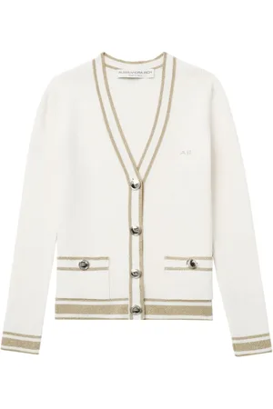 Alessandra Rich Kabelgebreid vest