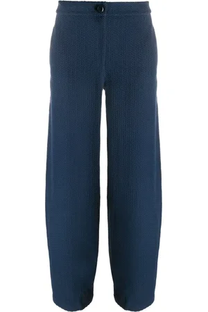 Emporio Armani Broek met chevron patroon