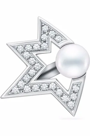 Tasaki Comet Plus 18kt witgouden oorcuff