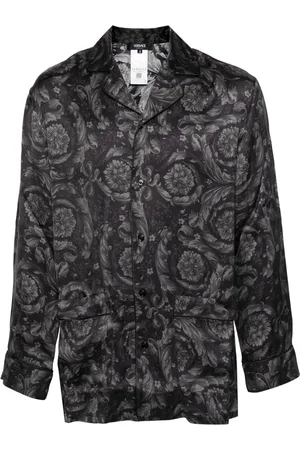 VERSACE Pyjamashirt met barokprint