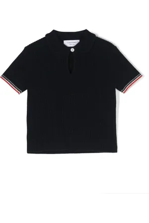 Thom Browne Gebreid poloshirt