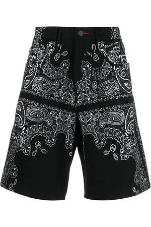 Philipp Plein Shorts met bandanaprint