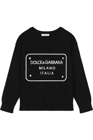 Dolce & Gabbana Wollen trui met geborduurd logo