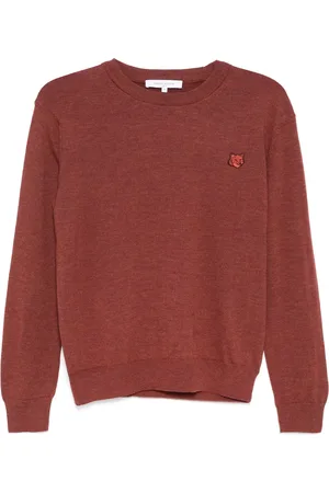 Maison Kitsuné Trui met vossenpatch