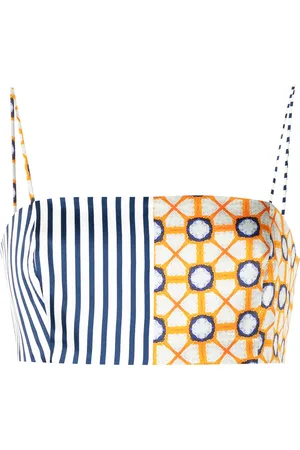 Silvia Tcherassi Bralette top met vlakken
