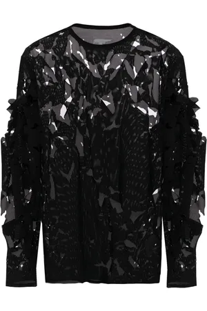 Post Archive Faction PAF 6.0 gerafelde mesh top