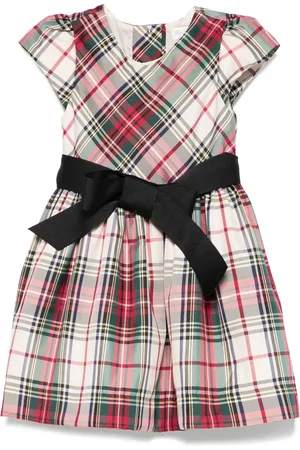 Ralph Lauren Geruite twill jurk