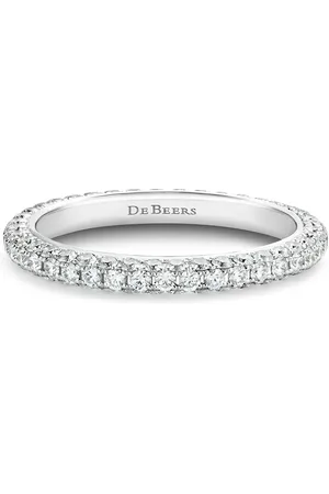 De Beers 18kt witgouden DB Darling eternity ring met diamant