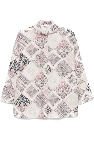 ELEVENTY Blouse met geometrische print