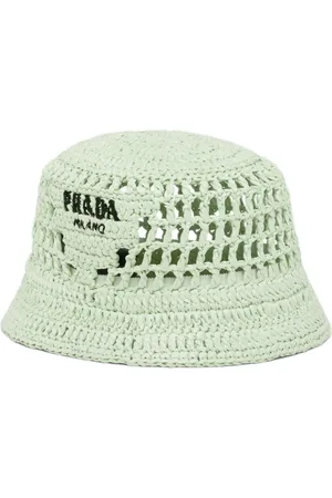 Prada Vissershoed met geborduurd logo