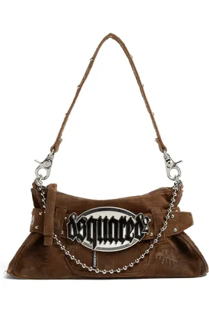 Dsquared2 Gothic ribfluwelen schoudertas