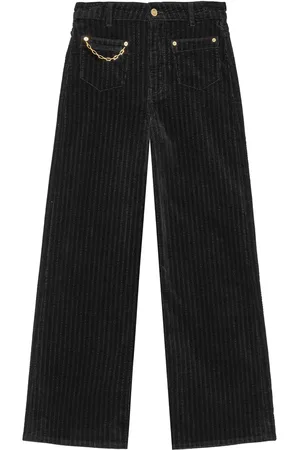 Ganni Ribfluwelen broek