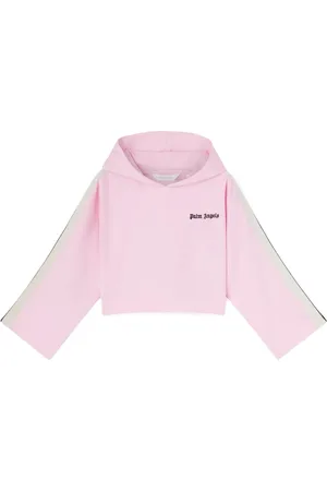 Palm Angels Cropped hoodie met print