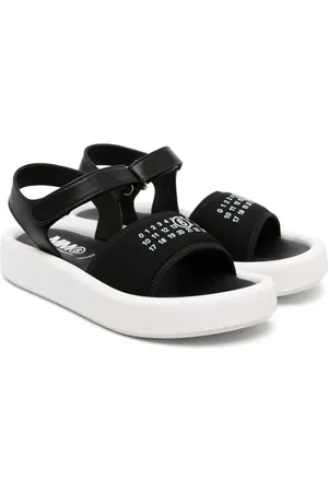 Maison Margiela Sandalen met klittenband en getallenprint
