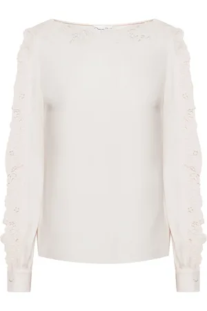 Oscar de la Renta Kanten blouse