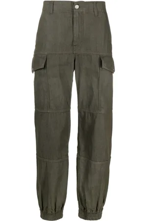 Alexander McQueen Katoenen cargo broek met vlakken
