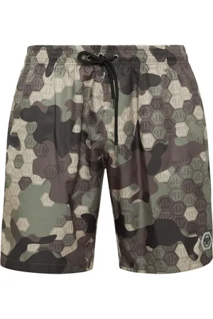 Philipp Plein Zwembroek met monogram