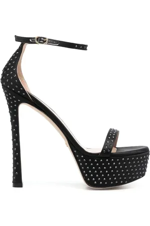 Stuart Weitzman Sandalen verfraaid met kristallen