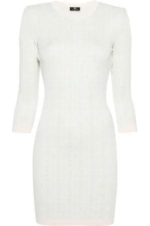 Elisabetta Franchi Jurk met open rug