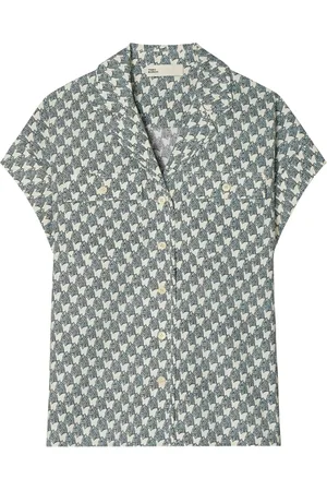 Tory Burch Blouse met zebraprint