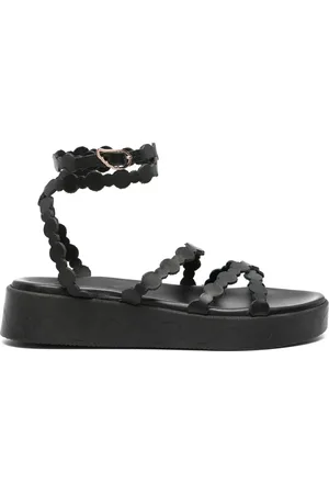 Ancient Greek Sandals Aspis sandalen met plateauzool