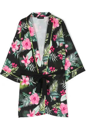 MONNALISA Jersey jack met bloemenprint