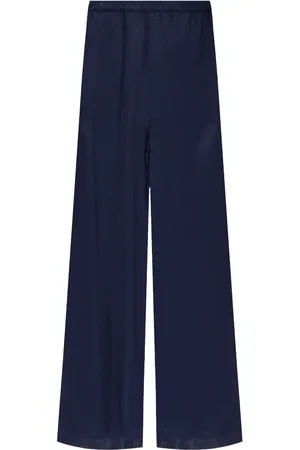 Emporio Armani Palazzo broek met jacquard