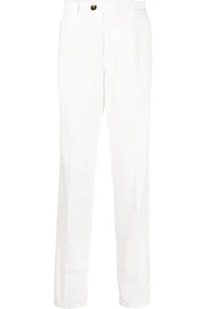 Brunello Cucinelli Chino met asymmetrische sluiting