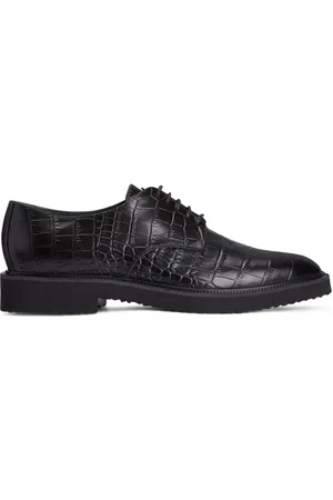 Giuseppe Zanotti Oxford schoenen met krokodillenleer