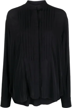 Isabel Marant Amel geplooide crêpe blouse