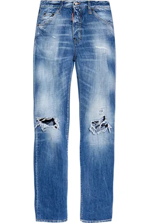 Dsquared2 Cool Guy gerafelde straight jeans