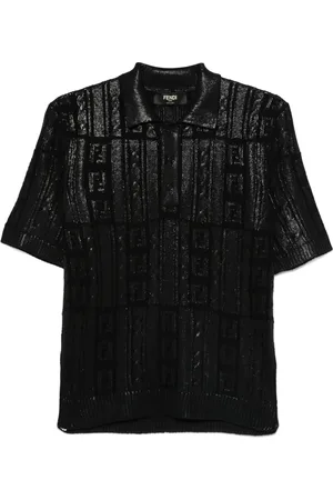 Fendi Gebreid poloshirt