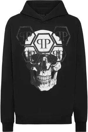 Philipp Plein Hoodie met doodskopprint