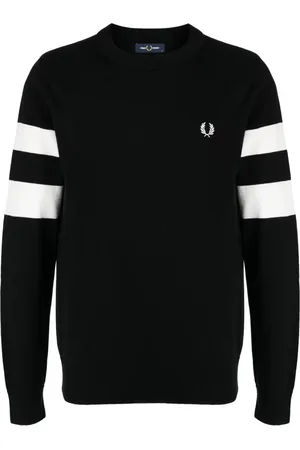 Fred Perry Sweater met geborduurd logo