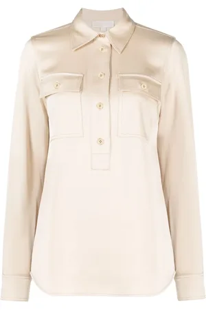Michael Kors Blouse met satijnen afwerking