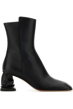 Alexander McQueen 70 mm leren laarzen