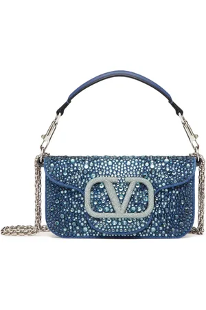 VALENTINO GARAVANI Locò kleine denim schoudertas
