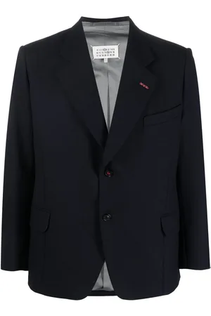 Maison Margiela Wollen blazer met enkele rij knopen