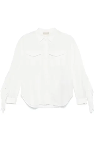 Elie saab Blouse met franje detail