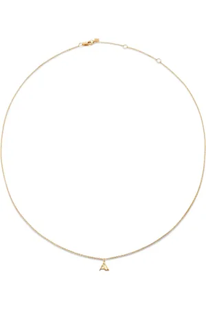 Monica Vinader 14kt geelgouden halsketting
