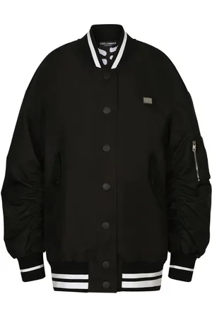 Dolce & Gabbana Bomberjack met gestreepte afwerking