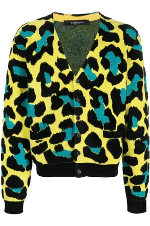 VERSACE Vest met luipaardprint