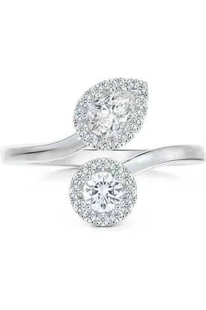 De Beers Platinum Aura Toi & Moi ring