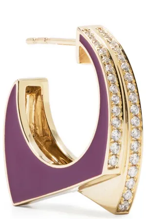 Rainbow K Oorbel met diamant