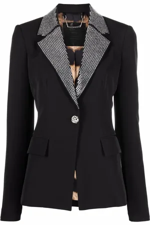 Philipp Plein Blazer verfraaid met kristallen
