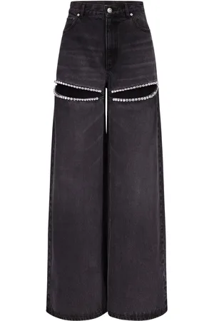AREA Jeans verfraaid met kristallen