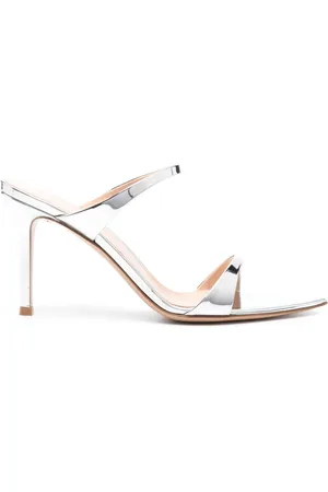 Gianvito Rossi Amore metallic muiltjes