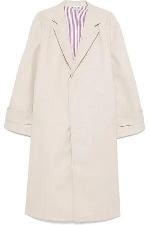 Thom Browne Katoenen raglan jas