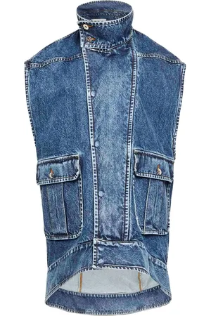 J.W.Anderson Denim gilet met hoge hals
